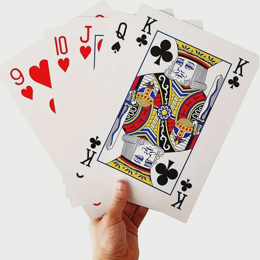 Super Jumbo Speelkaarten - Dubbel Zo Groot - Perfect voor Feestjes en Spellen