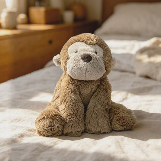 Pluche Olifant & Aap Knuffel - Zacht en Knuffelbaar Speelgoed voor Kinderen (35/52CM)