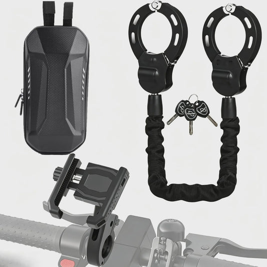 Elektrische Scooter Ketting & Opbergtas - Hoge Beveiliging Anti-diefstal Sluiting