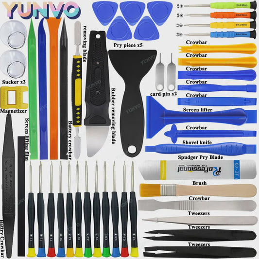 Professionele Reparatie Tool Kit voor Mobiele Telefoons - Precisie Schroevendraaiers & Openingsgereedschap