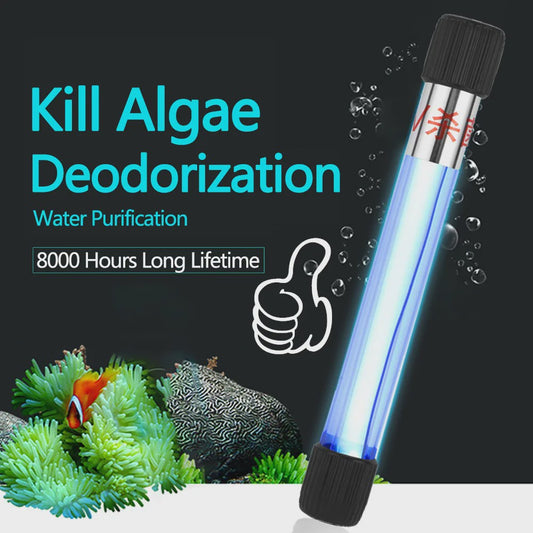Krachtige Aquarium UV Sterilisator Lamp - 5-11W Onderwater Reiniging