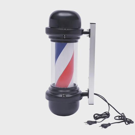 Klassieke Roterende LED Barber Pole - 50cm - Rood, Wit, Blauw - Kapperszaak Verlichting