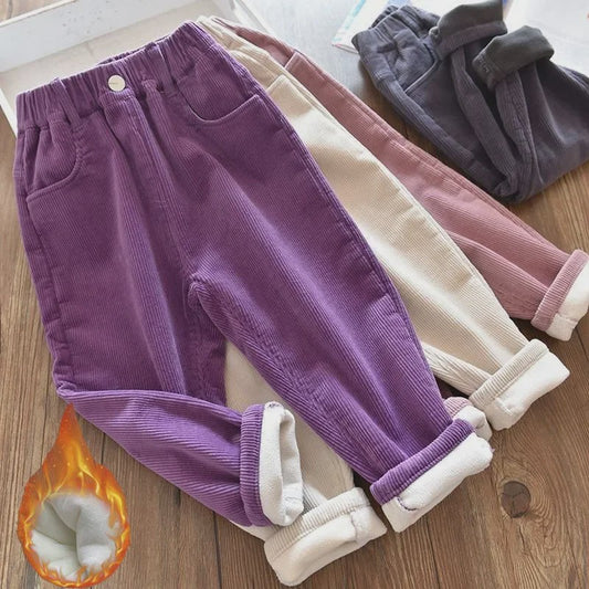 Warme Corduroy Broek Kinderen - Herfst/Winter Casual & Sportief