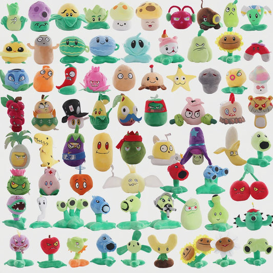 Plants VS Zombies Pluche Knuffels 15-20cm - Verzamel alle 72 karakters!