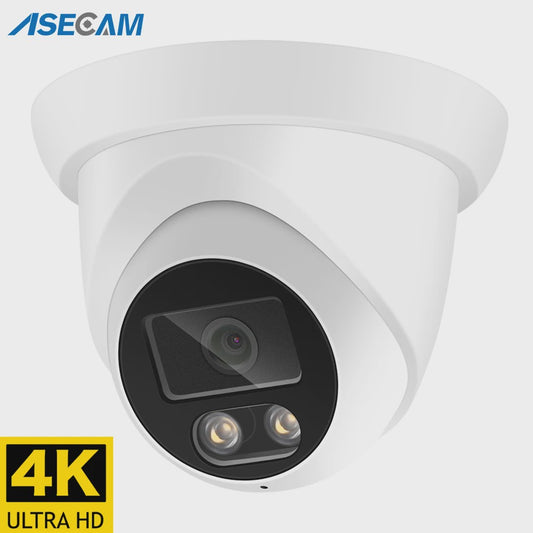 4K 8MP IP Camera met Audio, PoE, H.265, Onvif, Wide Angle & AI Kleuren Nachtzicht