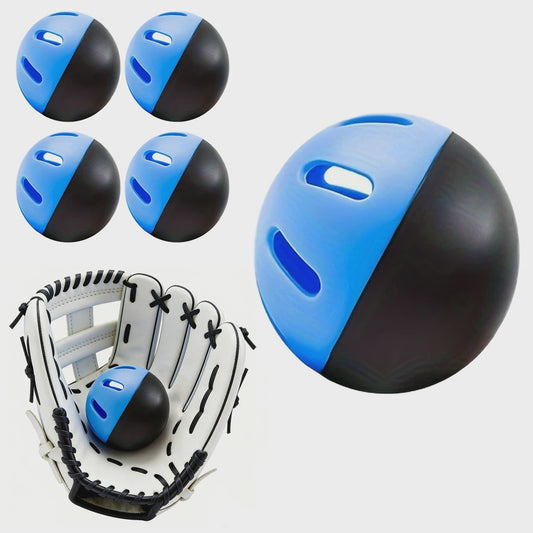 Set van 4 of 8 Baseball & Softball Trainingsballen - Beperkte Vlucht, Onbreekbaar, Indoor/Outdoor