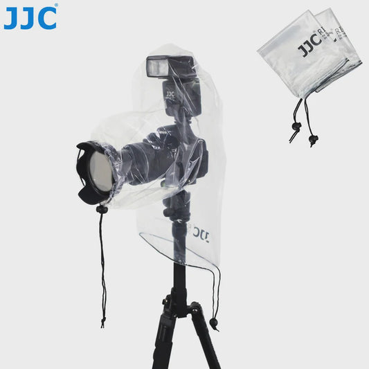 JJC 2-Pack Waterdichte Camera Regenhoes met Flitserhoes - Bescherming voor DSLR & Mirrorless