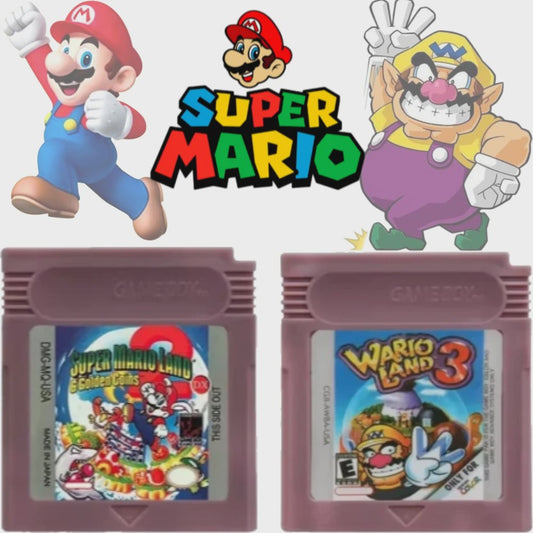 16-Bit Game Cartridge voor GBC/GBA: Wario Land, Donkey Kong & Yoshi Collectie
