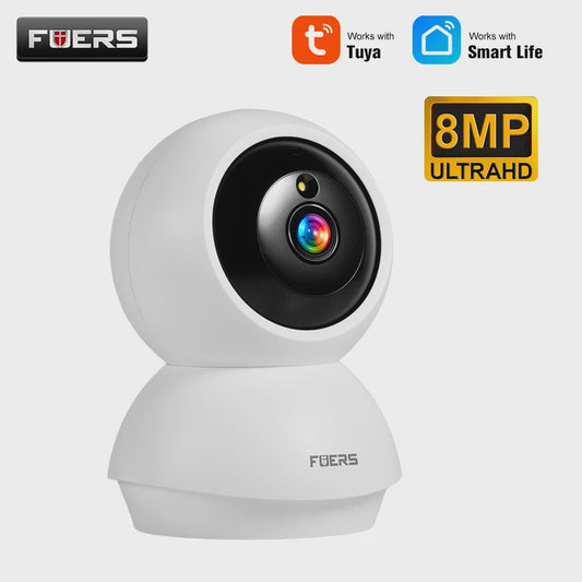 Draadloze 4K 8MP IP Camera met Auto Tracking & Tuya Smart App - Beveiliging & Babyfoon