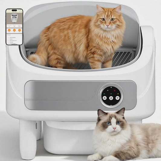 Automatische Kattenbak Zelfreinigend met App Bediening & Geurverwijdering