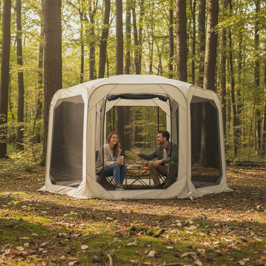 Pop-Up UV Beschermende Tent - Zonwering voor Strand, Tuin & Camping met Opbergzak