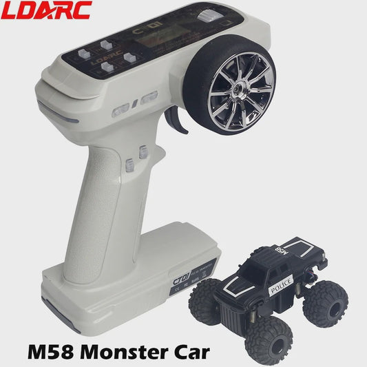 LDARC M58 1/58 RC Truck RTR - Miniatuur Off-Road Monster Truck met Afstandsbediening