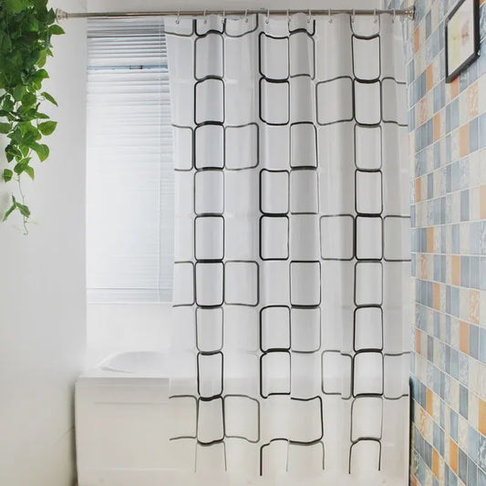 Waterdicht Douchegordijn PEVA met Zee Print - Badkamer Decoratie