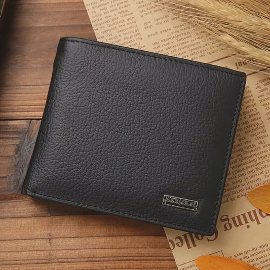 Luxe Heren Portemonnee van Echt Leer - Compact & Stijlvol