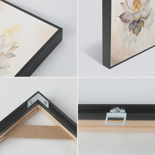 DIY Poster Frame Set: Metaal & Hout in 8 Kleuren voor Galerij Decoratie