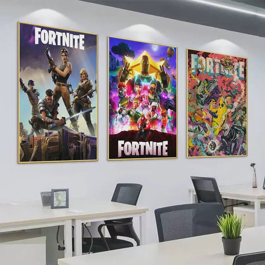 Fortnite Game Poster - Decoratieve Muurkunst voor Fans