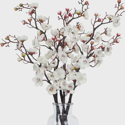 Kunstbloemen: Lentebloesem, Perzik Takken & Eucalyptus voor Decoratie