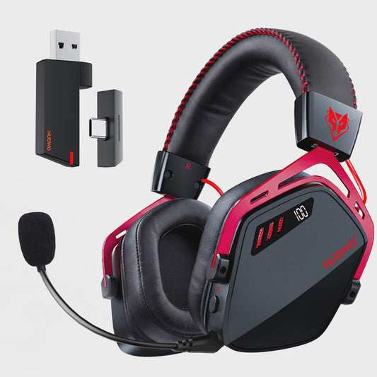 NUBWO HG08 Draadloze Gaming Headset - 7.1 Surround Sound, Lage Latentie, Multiplatform