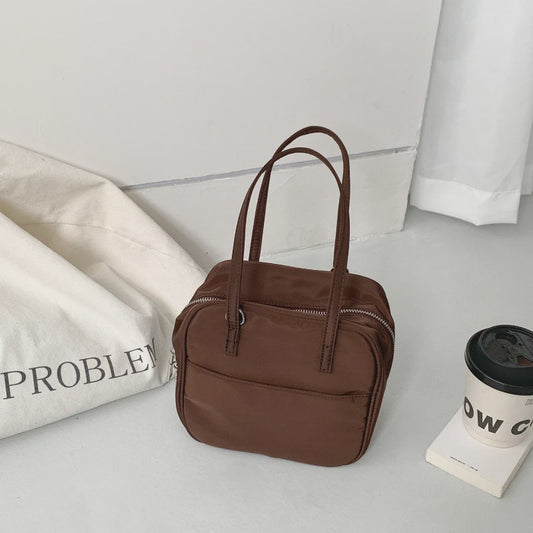 Stijlvolle Nylon Boston Bag - Lichtgewicht Schoudertas & Crossbody Tas voor Dames
