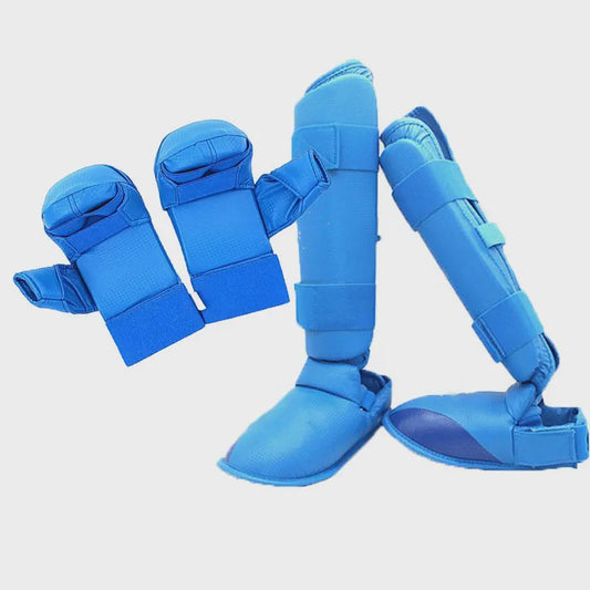 Karate Sparring Set: Hand- en Scheenbeschermers voor Training en Wedstrijd