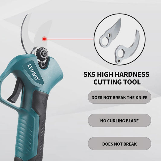 Elektrische Snoeischaar met SK5 Titanium Diamantbladen - Snoerloos & Scherpe Knip