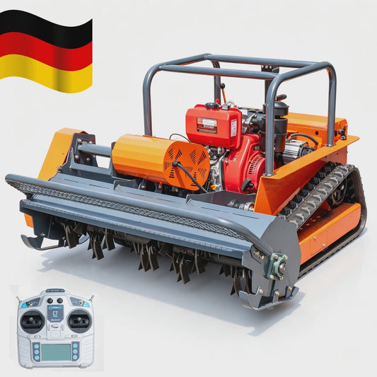 Krachtige Diesel Flailmaaier met Afstandsbediening - 1000/1200mm Werkbreedte