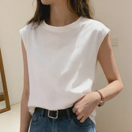 Zomer Tanktop Dames - Mouwloos Basic Vest T-shirt