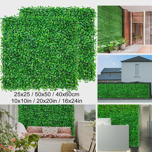 Kunstplant Muurdecoratie Buxus Hek Paneel - Realistische Groene Achterwand voor Privacy
