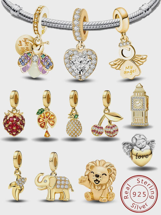 925 Sterling Zilveren Bedels: Vuurvliegje, Hart & Meer - Creëer Unieke Sieraden