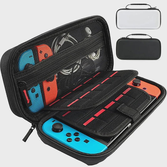 Robuuste Opbergtas voor Nintendo Switch & OLED - Beschermende Hard Case met Ruimte voor 20 Games
