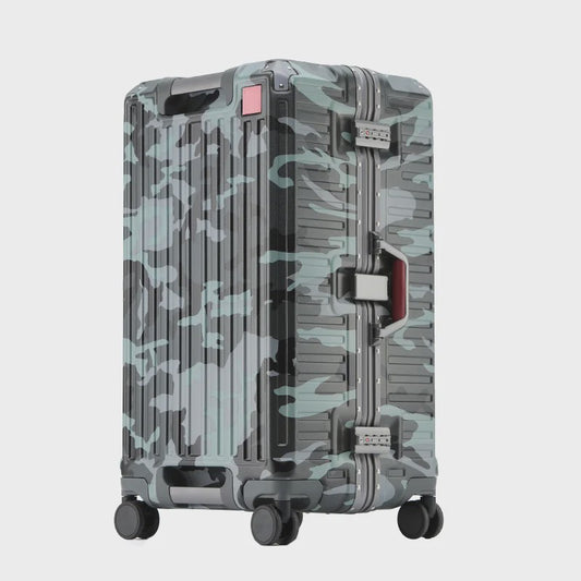Luxe Aluminium Frame Koffer Trolley - 20-30 inch - Reisbagage Heren & Dames - Met USB Poort & Bekerhouder