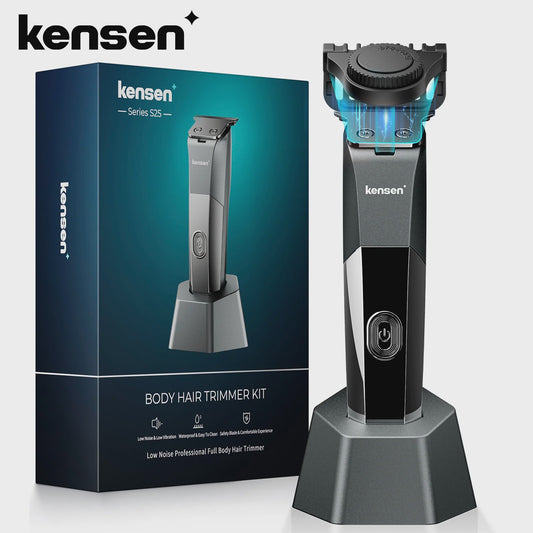 Kensen Electric Shaver Men's Body Hair Razor Adjustable Hair Cutting Machine Beard Trimmer Haircut Machine Hair Clipper Barber