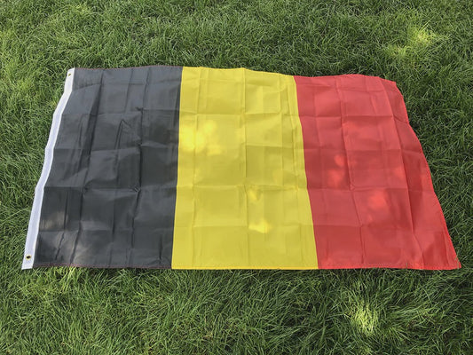 Belgische Vlag 90x150cm Polyester - Nationale Vlag voor Buiten & Binnen