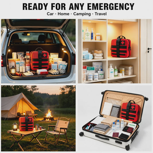 Professionele 379-delige EHBO- en Survival Kit voor Noodgevallen