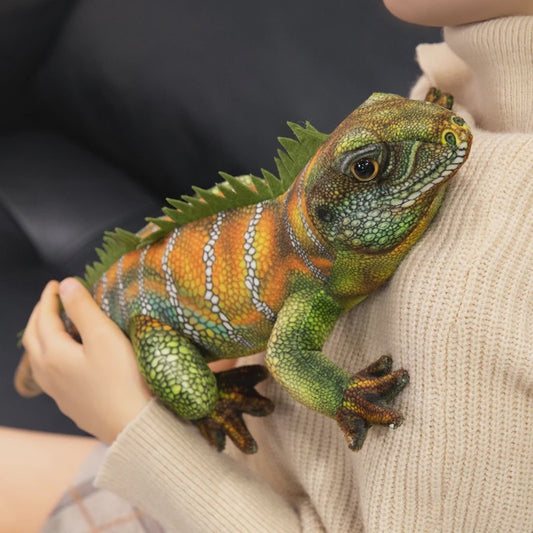 Zachte Baardagaam Pluche Speelgoed - 50cm Realistisch Reptiel Knuffel, Cadeau & Decoratie