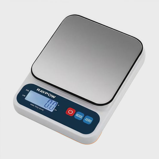 Digitale Keukenweegschaal - 10kg, Roestvrij Staal, Backlit Display & Tare Functie