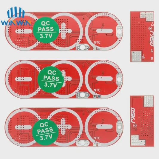 Universele BMS Beschermingsmodule voor 1S tot 5S Li-ion/Lipo Batterijen (10A/25A)
