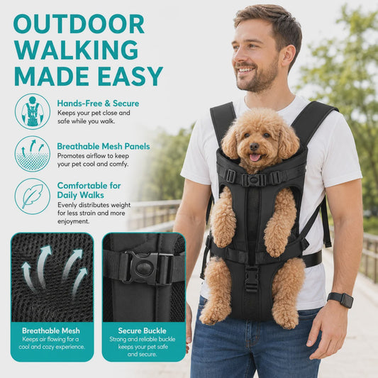 Draagbare Honden Rugzak Carrier voor Katten en Honden - Comfortabel en Veilig Reizen