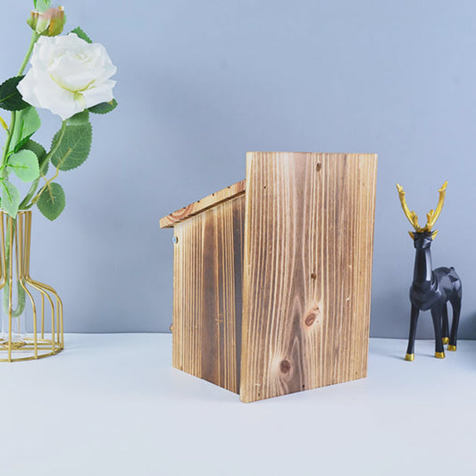 Houten Vogelhuisje Buiten - Weerbestendig Nestkastje voor Vogels & Papegaaien