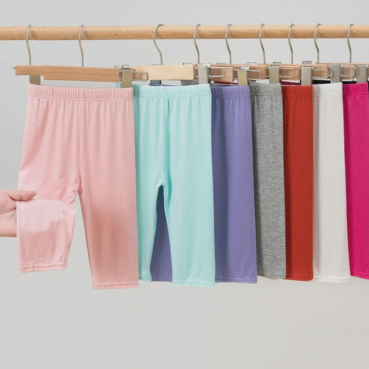 Meisjes Caprileggings - Zomerbroekjes tot de Knie in Candy Kleuren (3-12 Jaar)