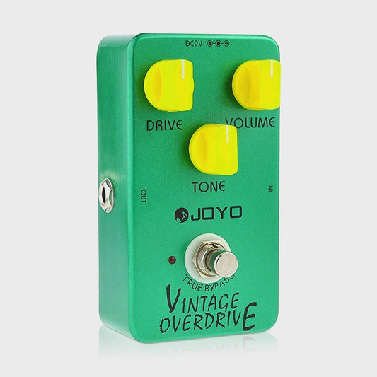 JOYO JF-01 Vintage Overdrive Gitaarpedaal - Breed Gainbereik voor Blues & Rock