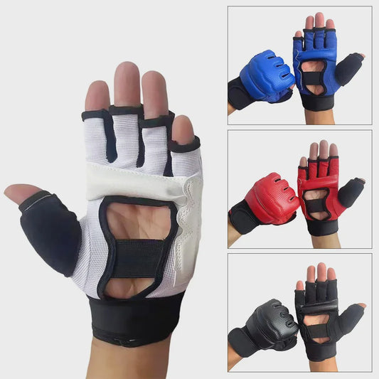 Half Finger Bokshandschoenen PU Leer - MMA, Kickboksen, Karate, Muay Thai Training