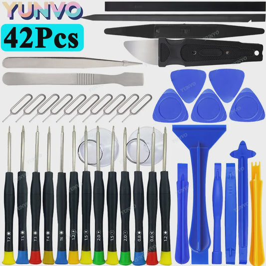 Professionele Reparatie Tool Kit voor Mobiele Telefoons - Precisie Schroevendraaiers & Openingsgereedschap