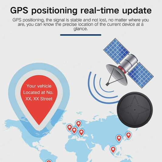 Mini GPS Tracker: Realtime Locator & Anti-Diefstal Tool voor Auto, Motor & Vrachtwagen