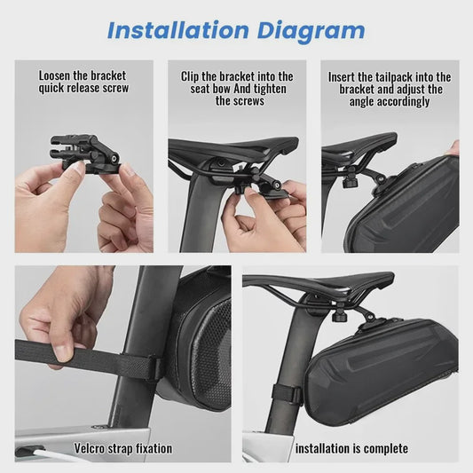Waterproof E-bike Batterij Pack 36V/48V 10Ah/12Ah Li-ion met 2A Snellader