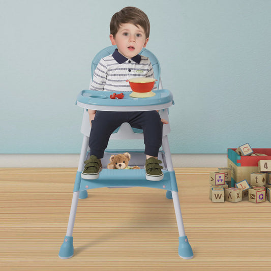 Kinder Kinderstoel Vanaf Geboorte met Tafel en In Hoogte Verstelbaar - Veilig en Comfortabel Eten