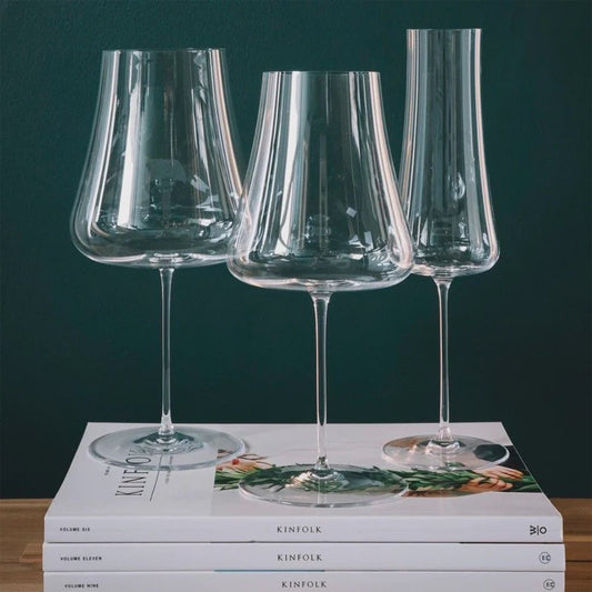 JINYOUJIA 1000ml Handgemaakt Kristallen Wijnglas - Volcano Model