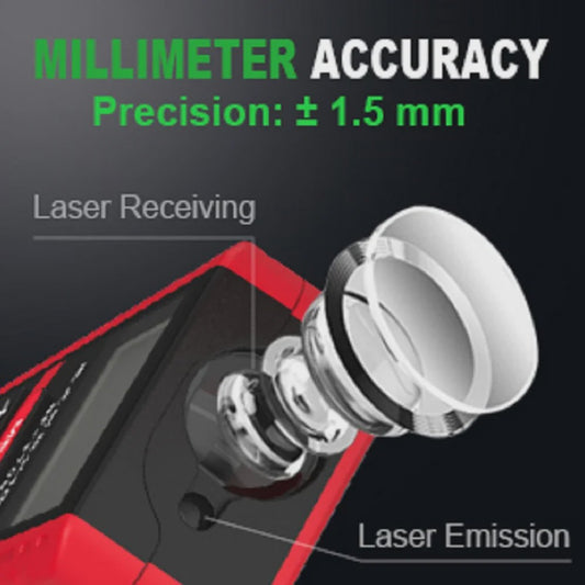 Noyafa NF-271 Laser Afstandsmeter - Precisie tot 80m