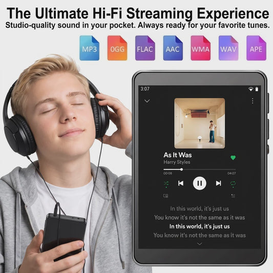 Famue PA03 Android MP3/MP4 Speler - 48GB, WiFi, Lossless Audio & App Downloads
