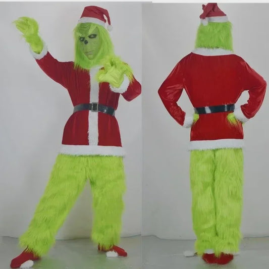 Grinch Kerstkostuum - Compleet Cosplay Outfit voor Feestjes en Cosplay